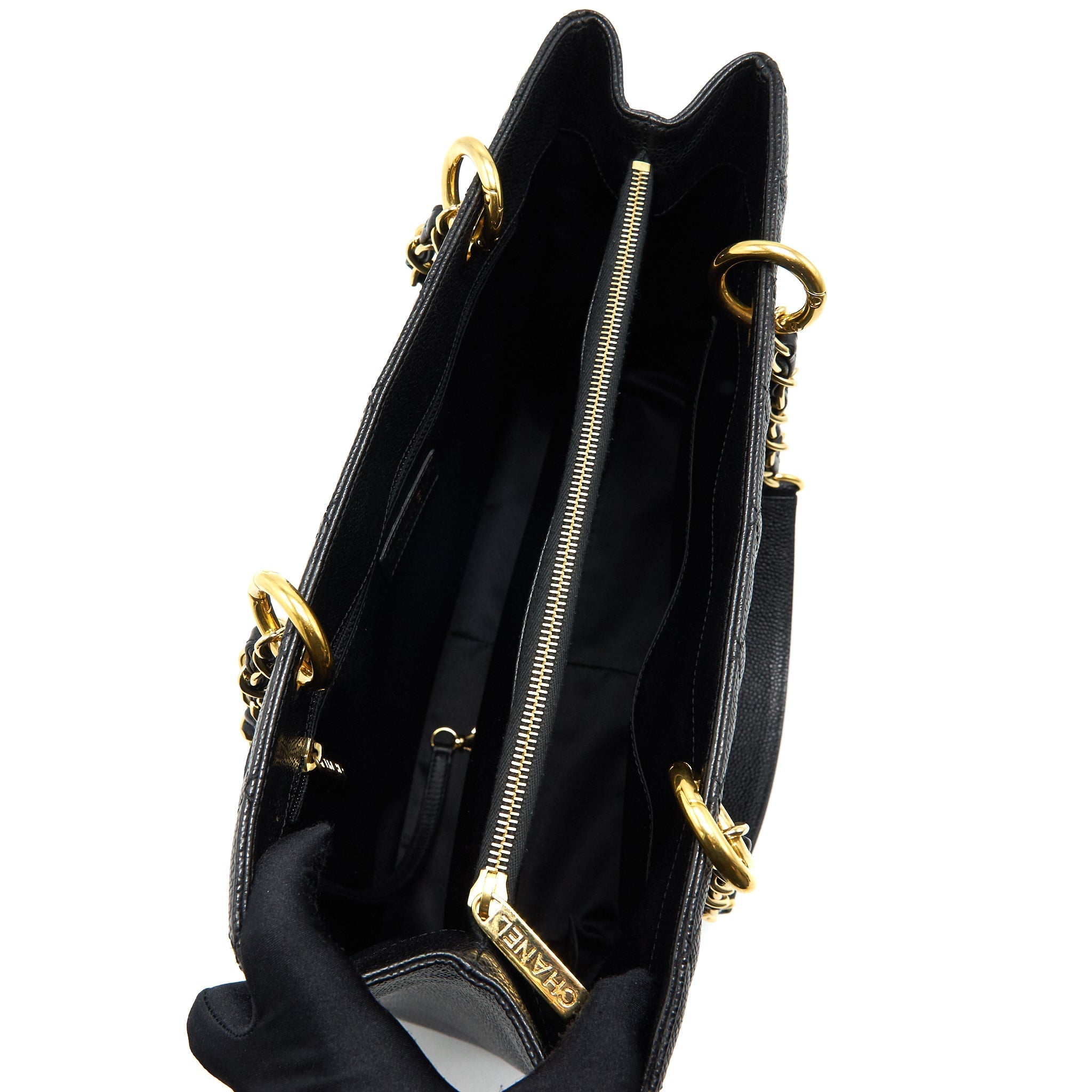 Chanel Grand Shopping Tote bag Caviar black