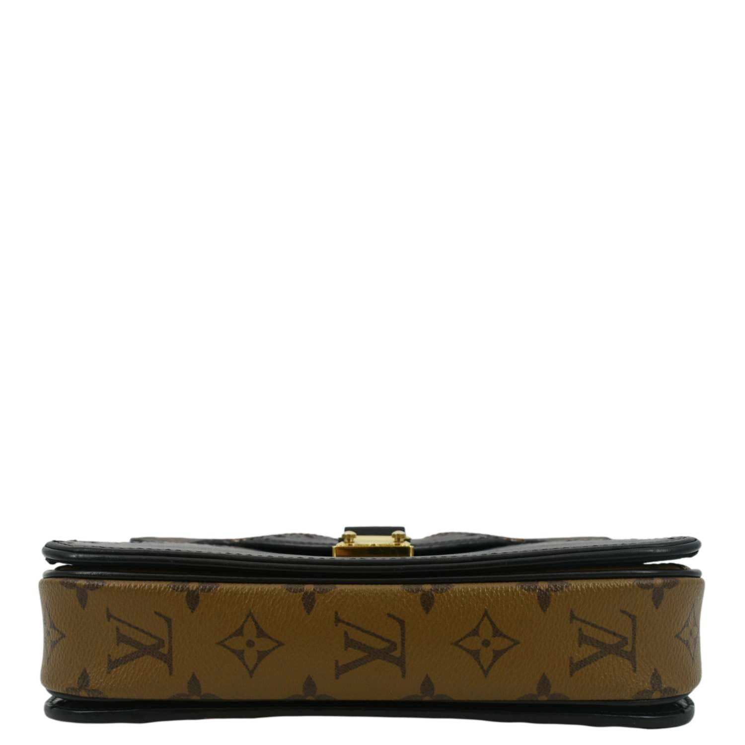 LOUIS VUITTON Metis Pochette Brogue Reverse Monogram Shoulder Bag Black