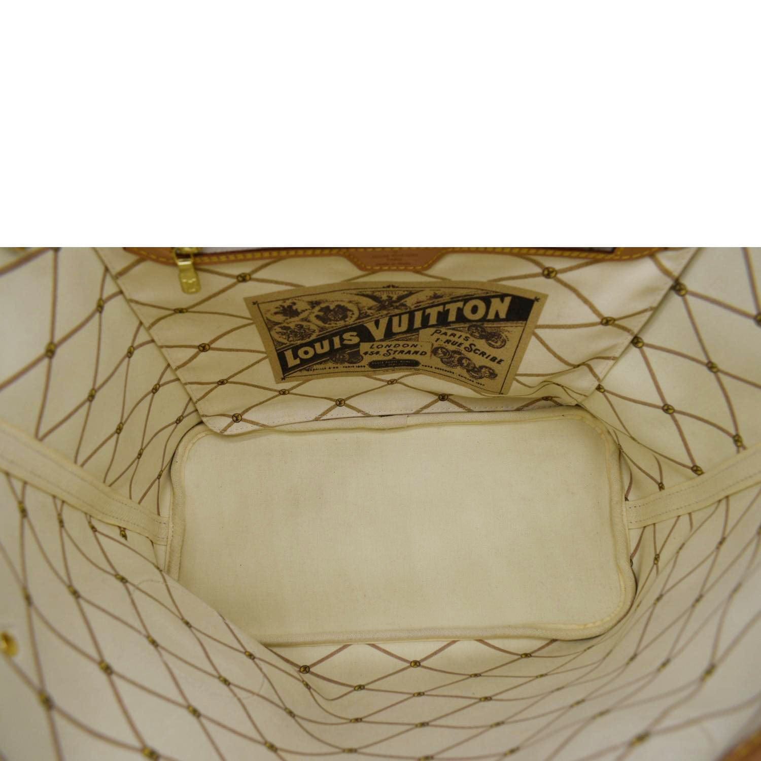 LOUIS VUITTON Neverfull MM Summer Trunk Monogram Canvas Shoulder Bag Brown