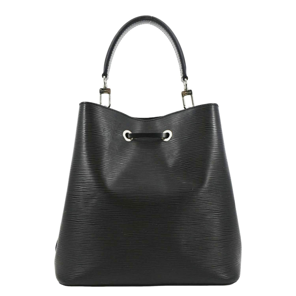 LOUIS VUITTON NeoNoe Epi Leather Shoulder Bag Black