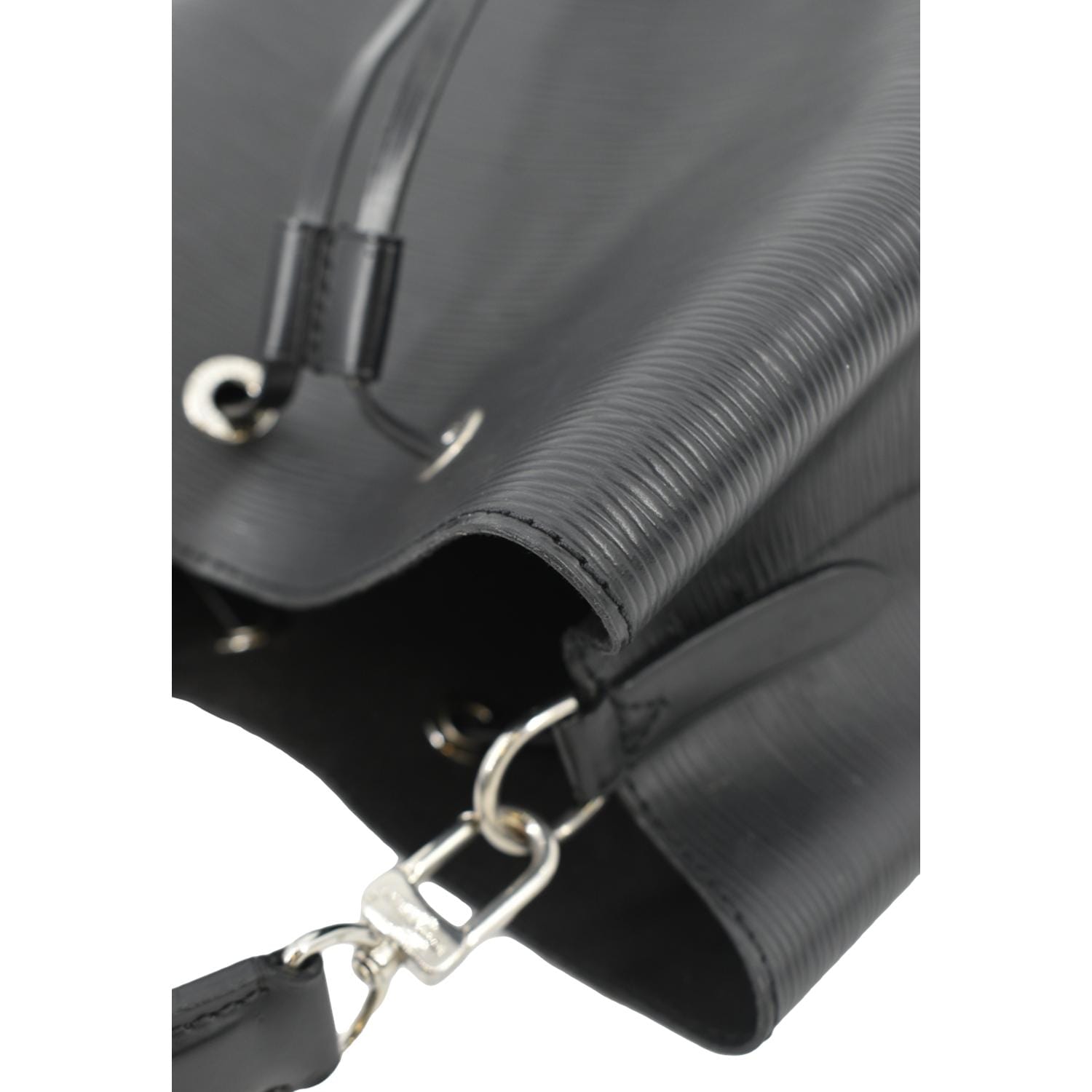 LOUIS VUITTON NeoNoe Epi Leather Shoulder Bag Black