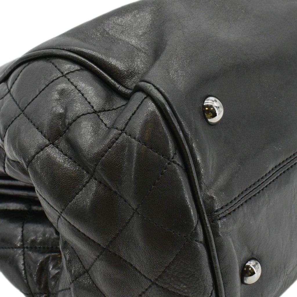 CHANEL Perfect Day Large Leather Tote Bag Black