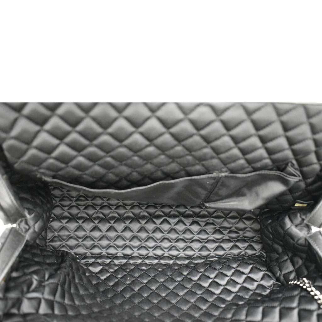 CHANEL Perfect Day Large Leather Tote Bag Black