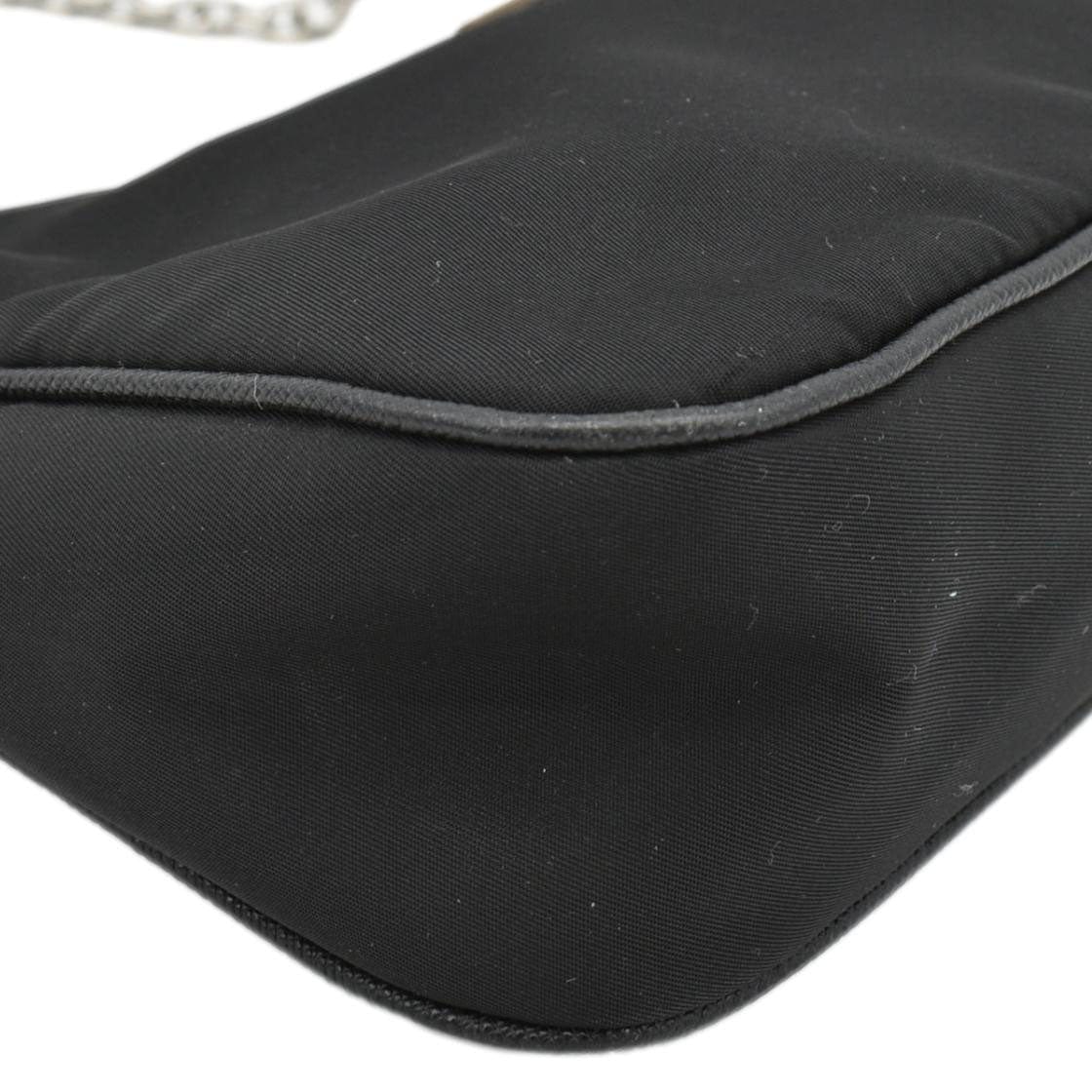 PRADA Re-Edition 2005 Re-Nylon Shoulder Bag Black