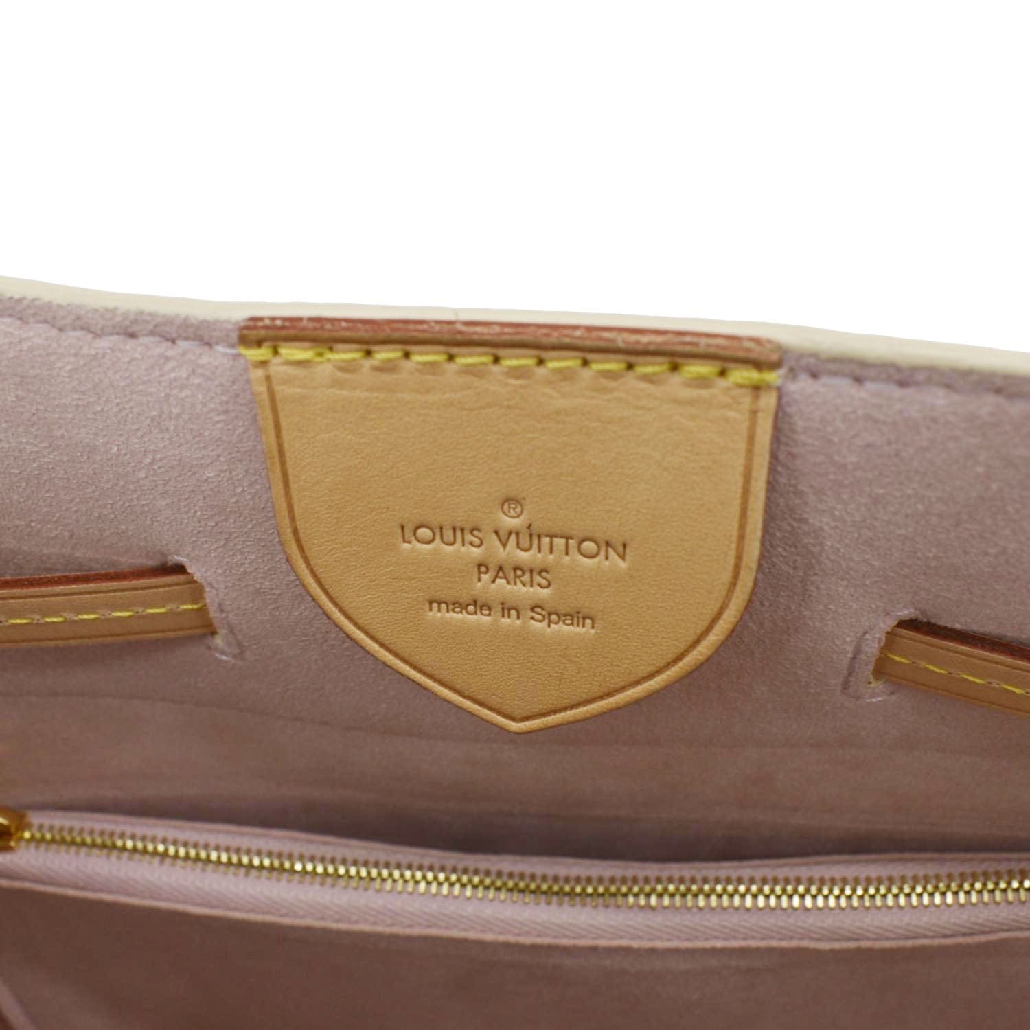 LOUIS VUITTON Girolata Damier Azur Shoulder Bag White