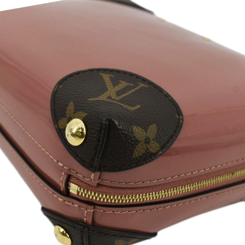 LOUIS VUITTON Venice Monogram Vernis Leather Shoulder Bag Coral