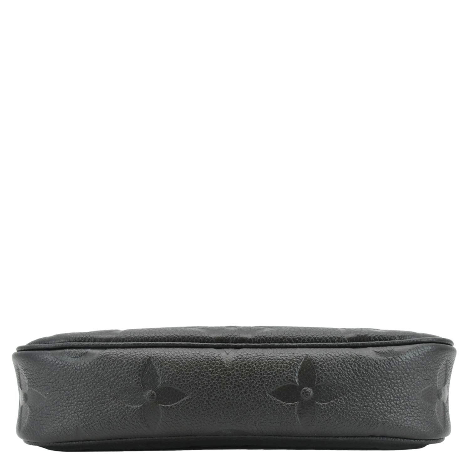 LOUIS VUITTON Ivy Empreinte Leather Wallet On Chain Shoulder Bag Black