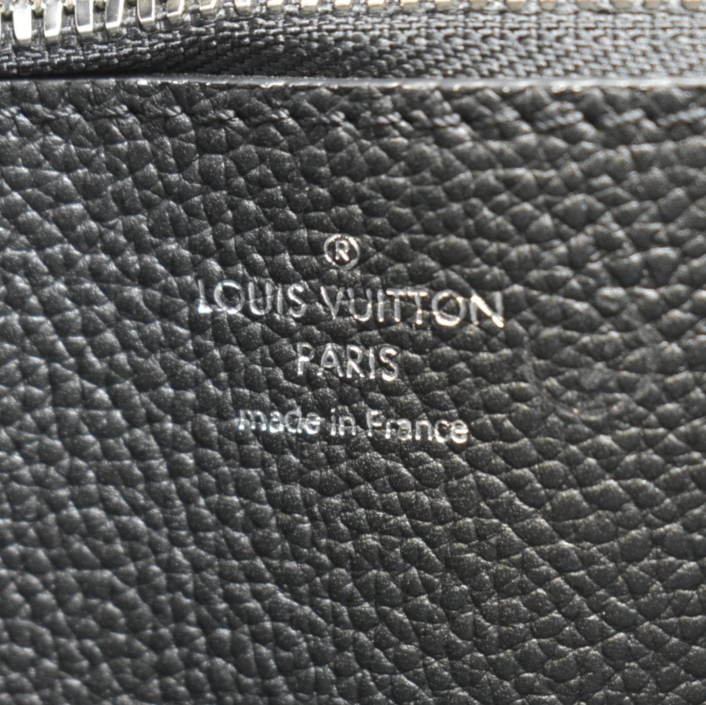 LOUIS VUITTON Muria Mahina Perforated Leather Shoulder Bag Black