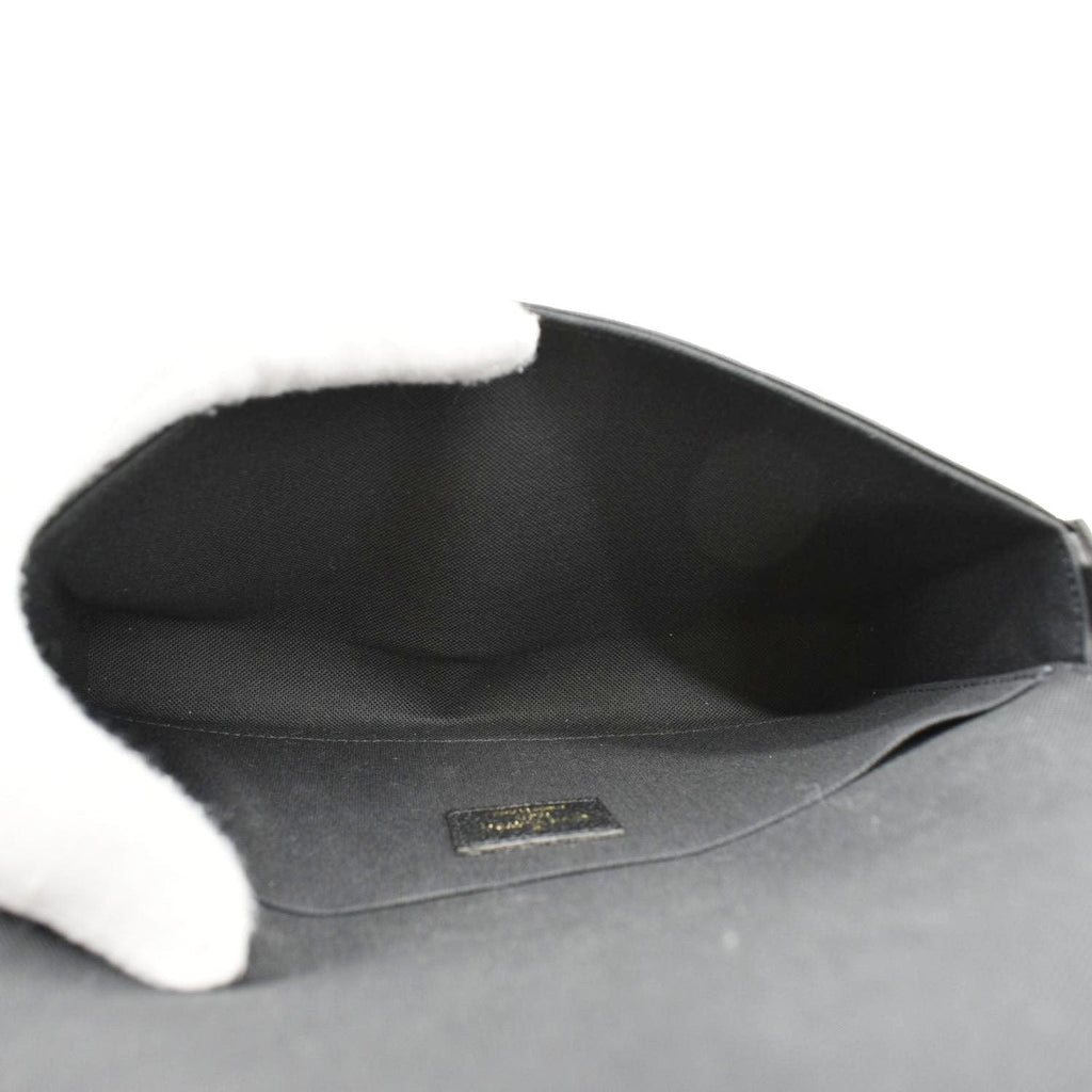 LOUIS VUITTON Felicie Monogram Empreinte Pochette Shoulder Bag Black