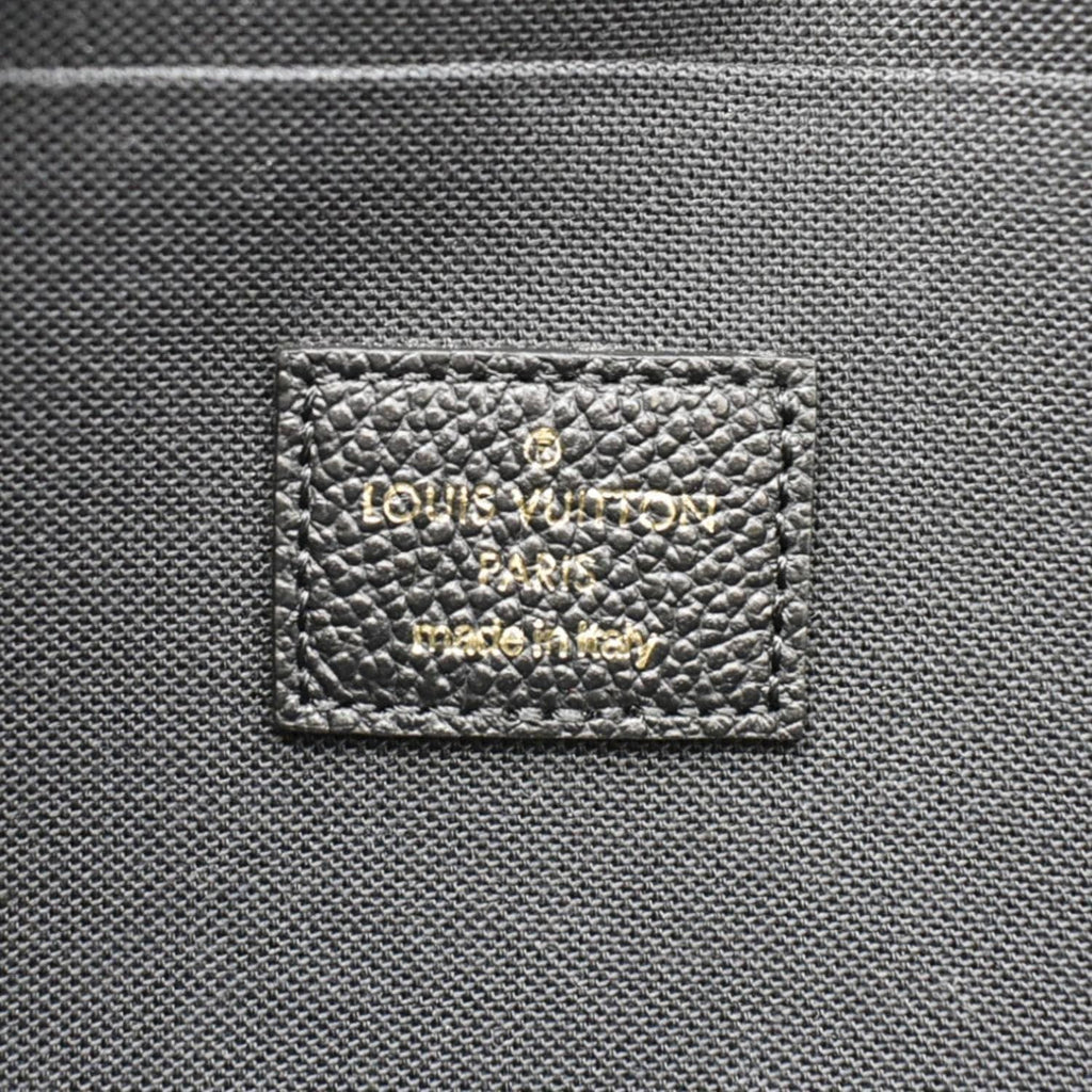 LOUIS VUITTON Felicie Monogram Empreinte Pochette Shoulder Bag Black