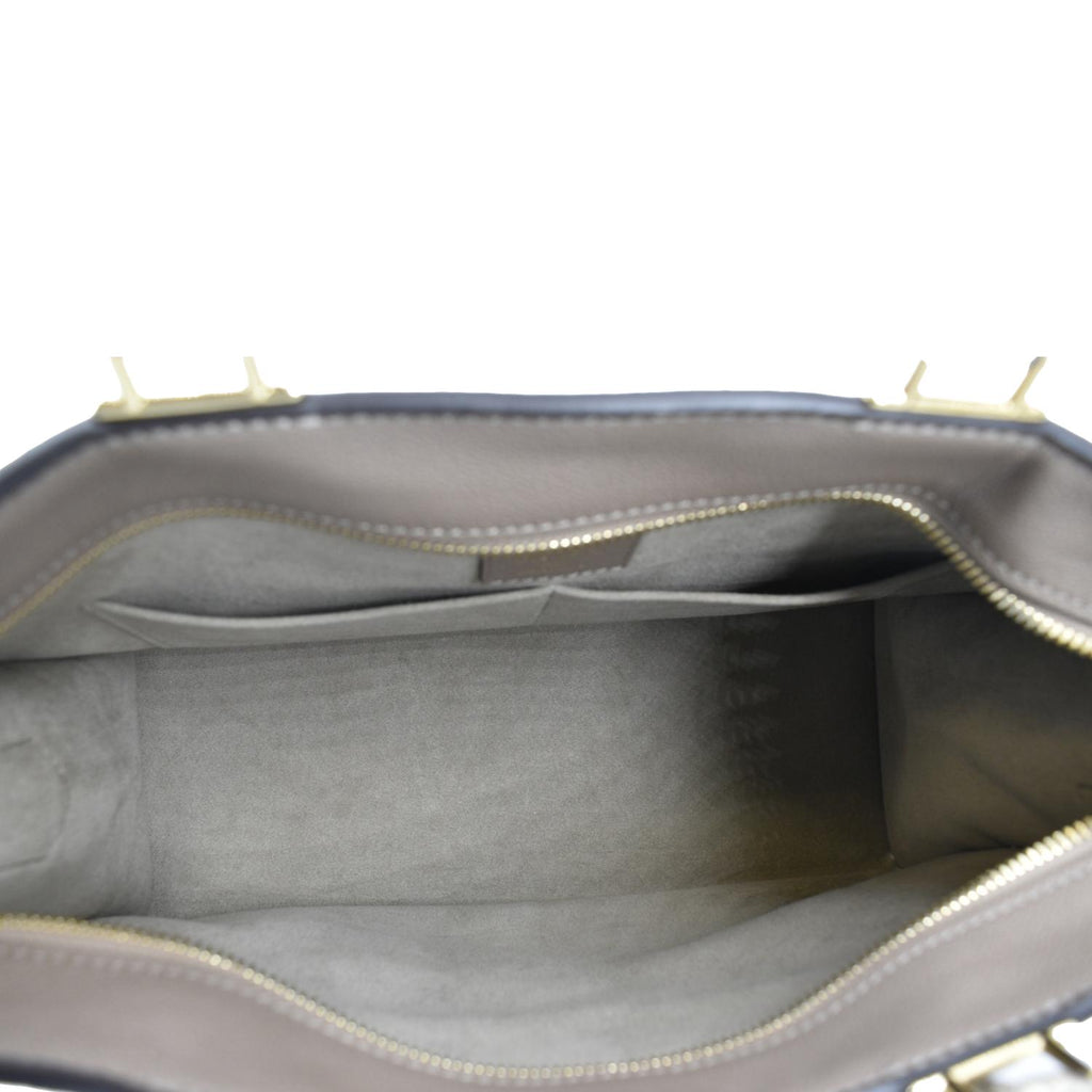 LOUIS VUITTON Very Zipped Python Leather Tote Shoulder Bag Beige