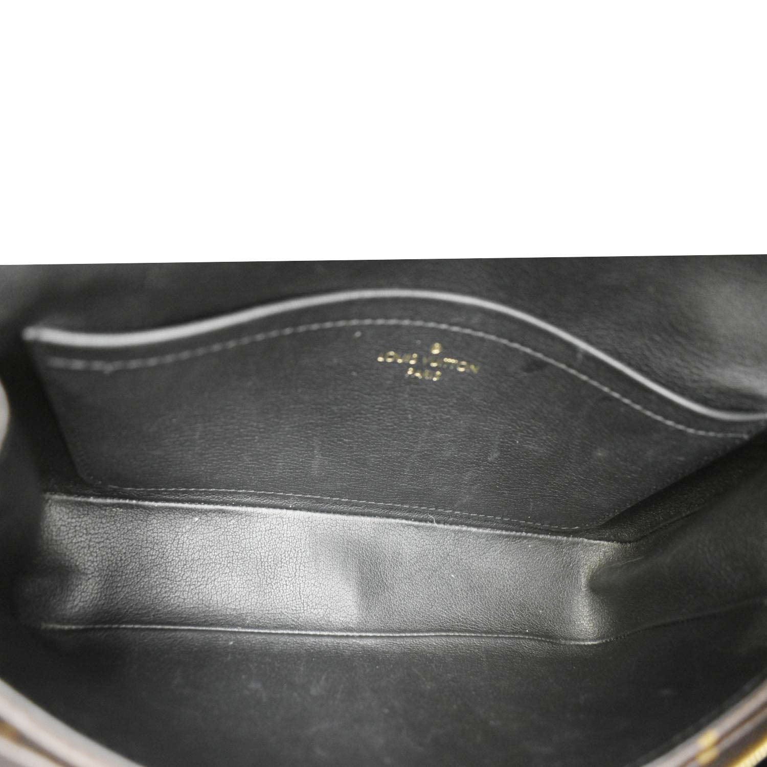 LOUIS VUITTON Marceau Monogram Canvas Shoulder Bag Black