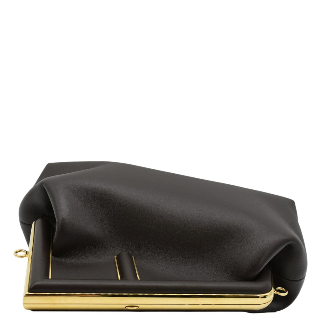 FENDI First Medium Leather Shoulder Bag Dark Brown