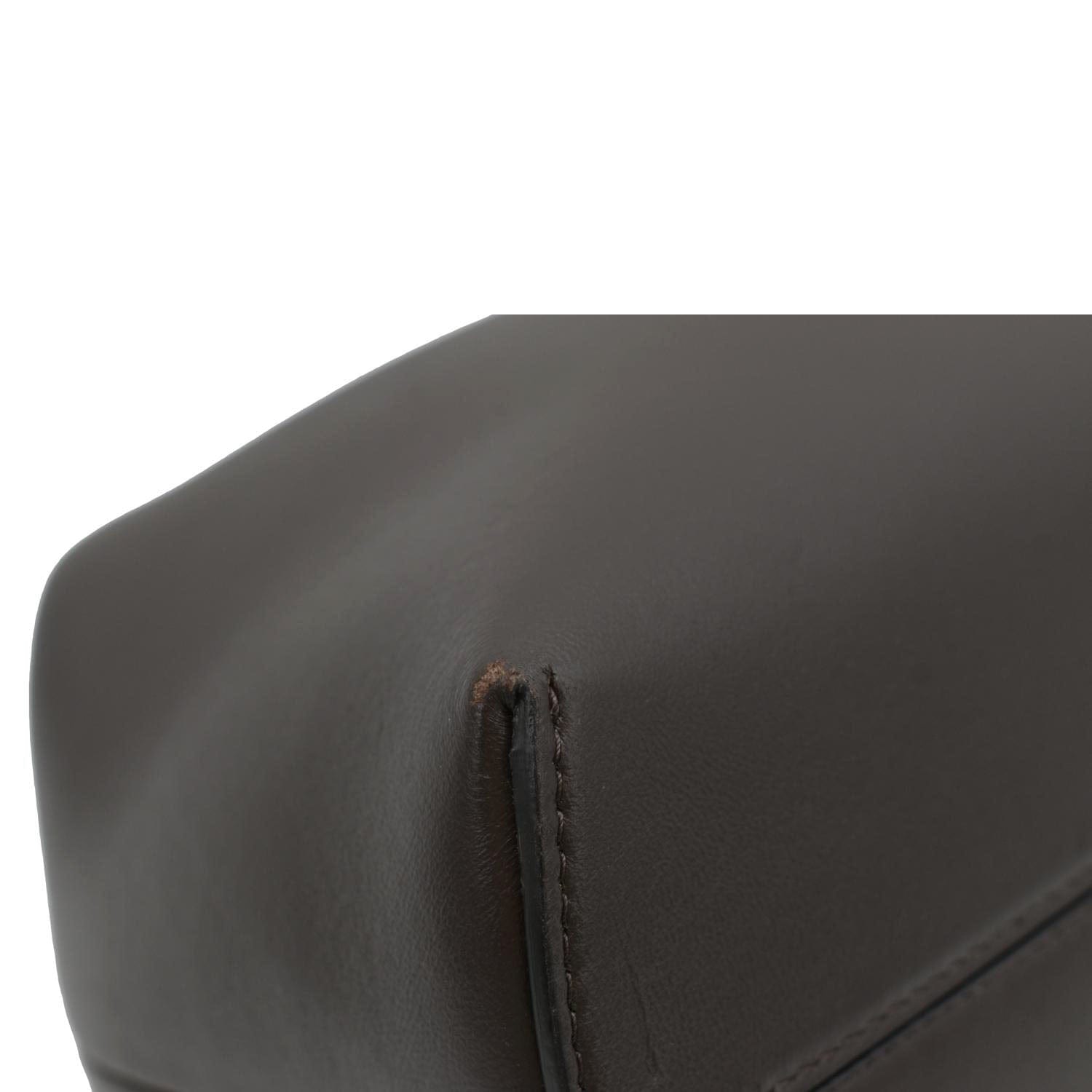 FENDI First Medium Leather Shoulder Bag Dark Brown