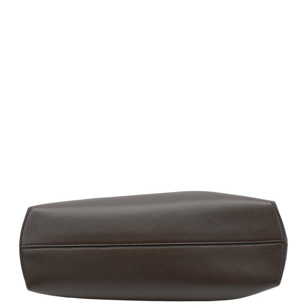 FENDI First Medium Leather Shoulder Bag Dark Brown