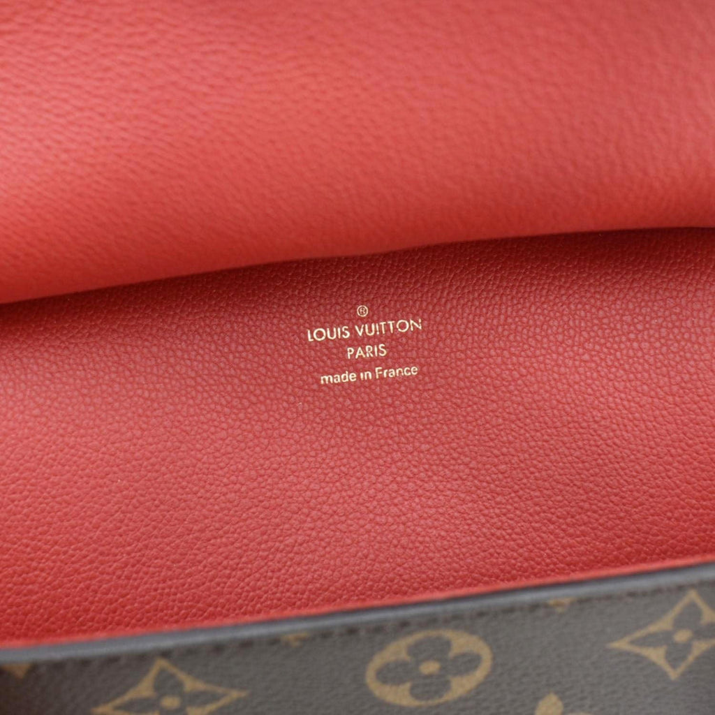 LOUIS VUITTON Florine Monogram Canvas Shoulder Bag Red
