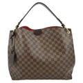 LOUIS VUITTON Graceful MM Damier Ebene Shoulder Bag Brown