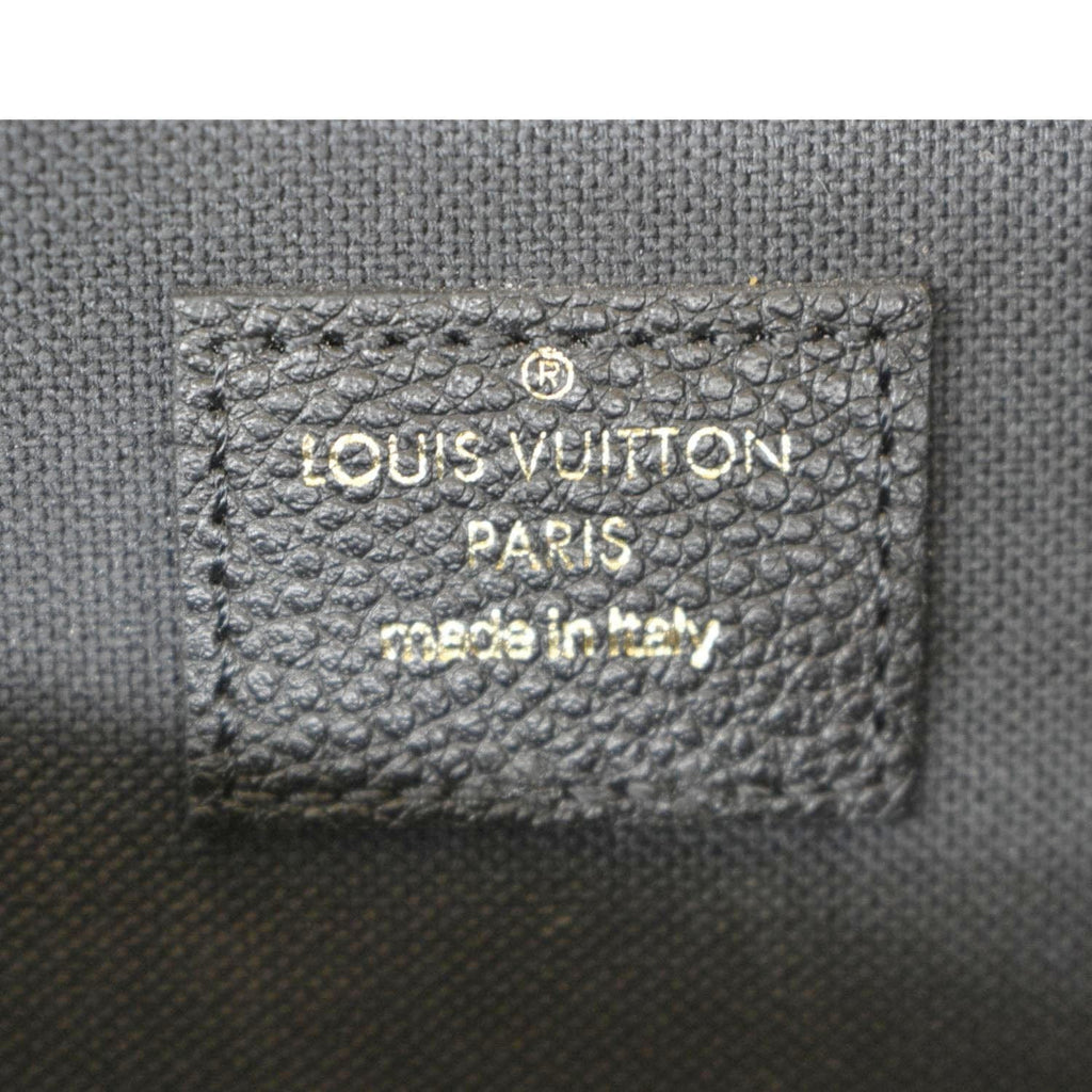 LOUIS VUITTON Felicie Monogram Empreinte Pochette Shoulder Bag Black