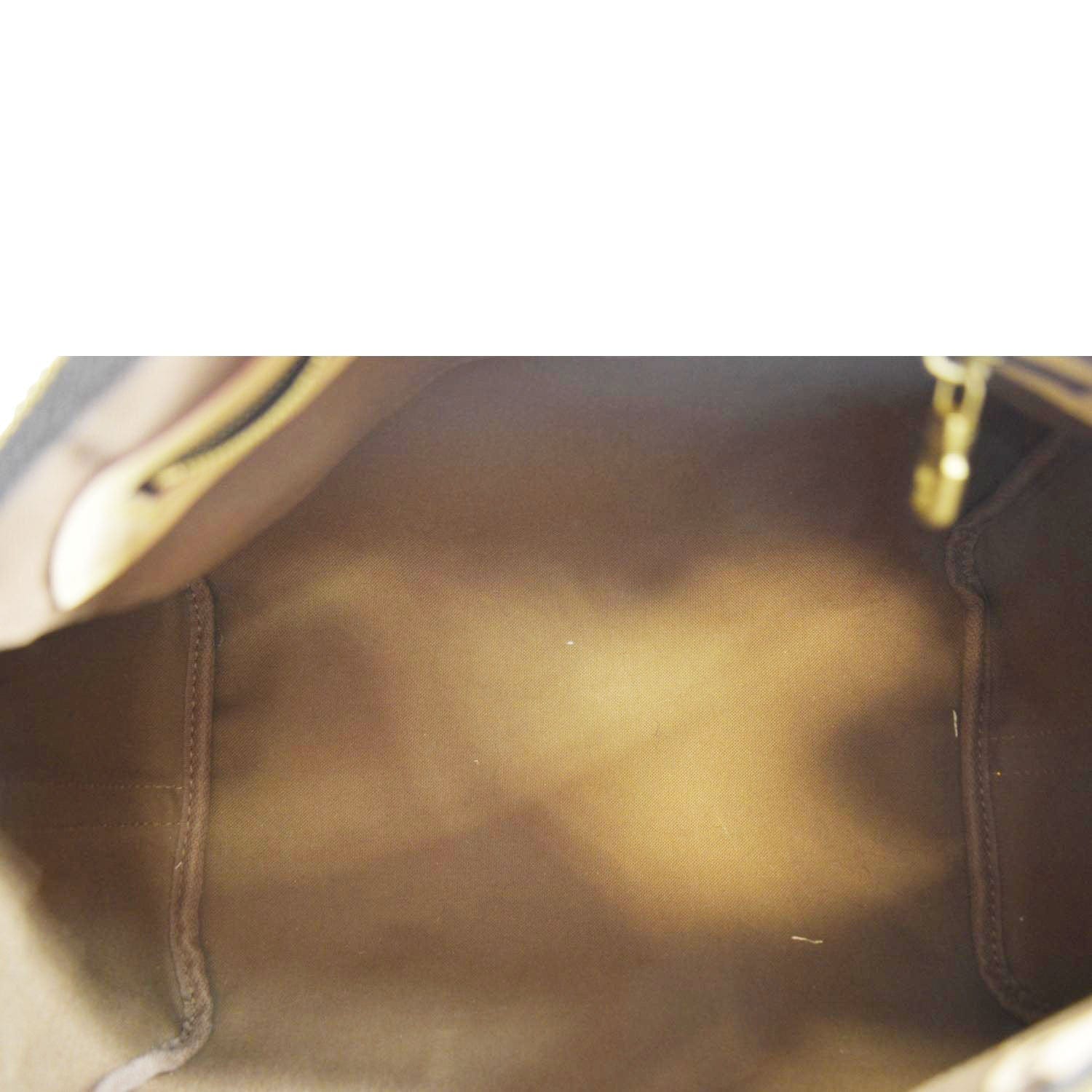 LOUIS VUITTON Speedy 30 Bandouliere Monogram Canvas Shoulder Bag Brown