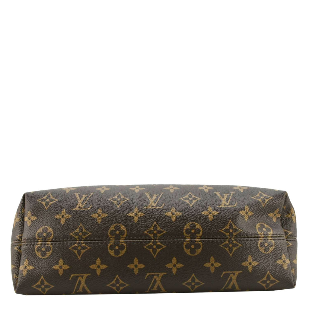LOUIS VUITTON Graceful PM Monogram Canvas Hobo Shoulder Bag Brown