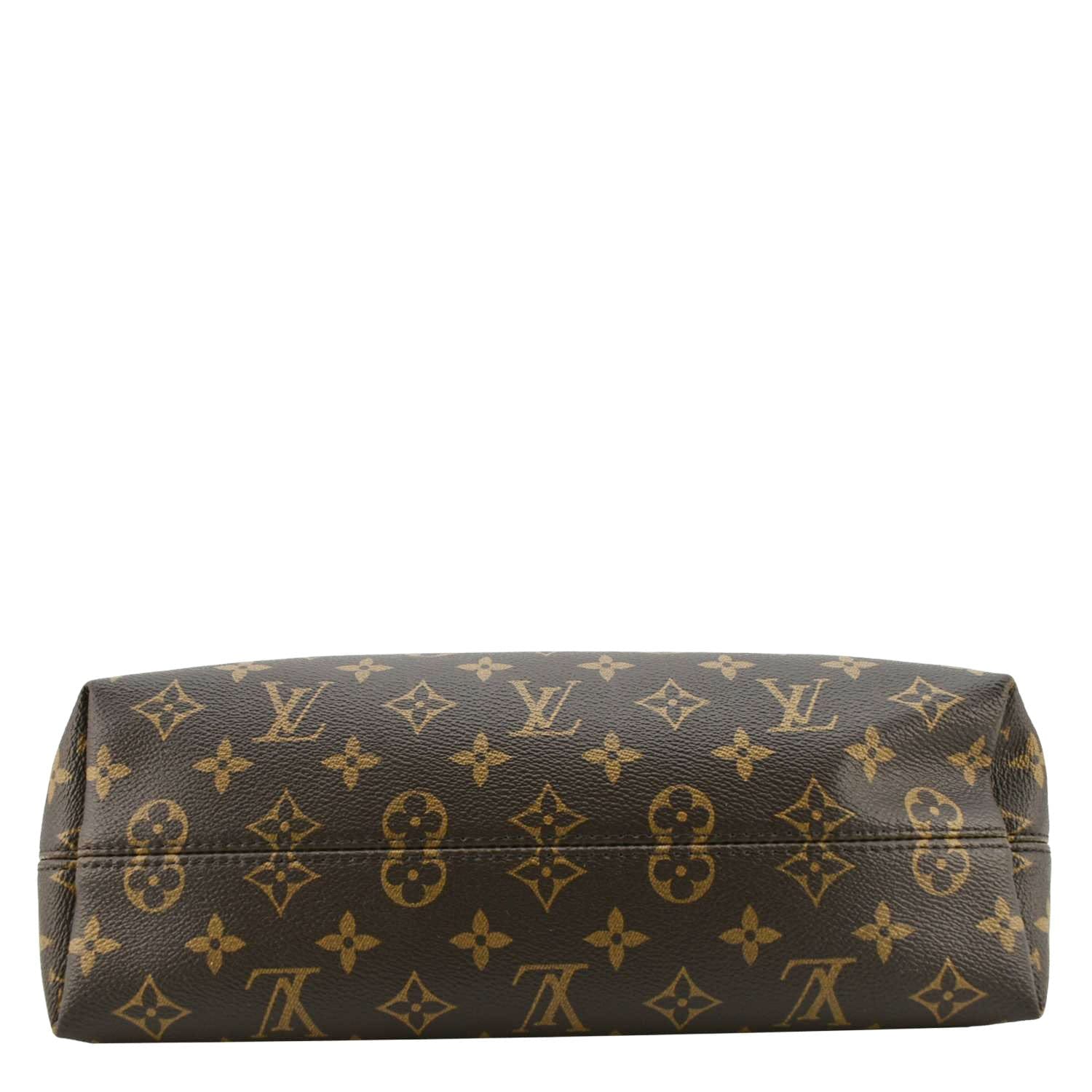 LOUIS VUITTON Graceful PM Monogram Canvas Hobo Shoulder Bag Brown