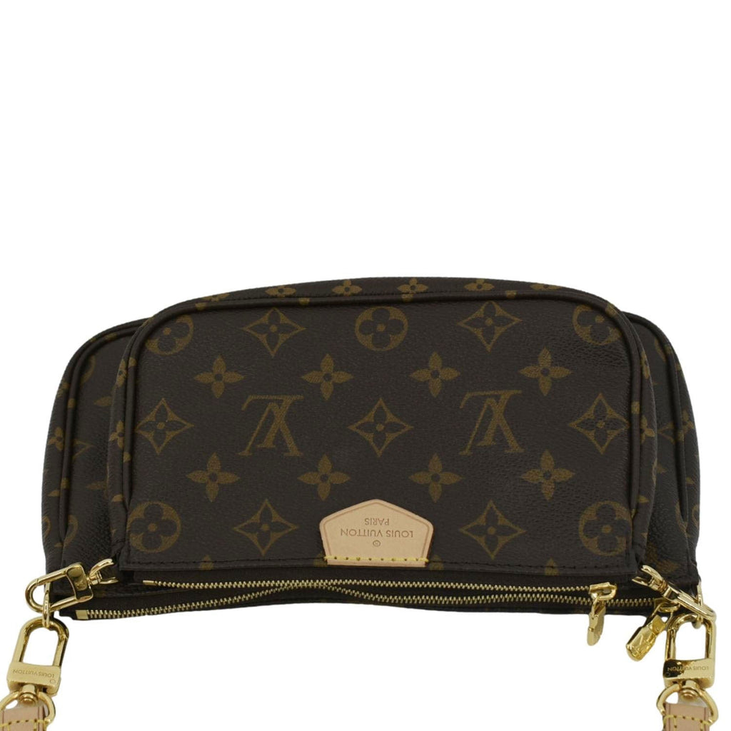 LOUIS VUITTON Multi Pochette Accessoires Monogram Canvas Shoulder Bag Light Pink