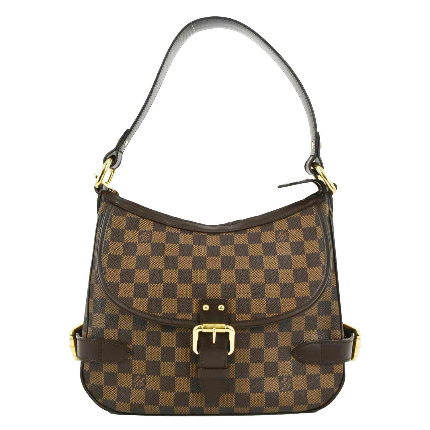 LOUIS VUITTON Highbury Damier Ebene Shoulder Bag Brown