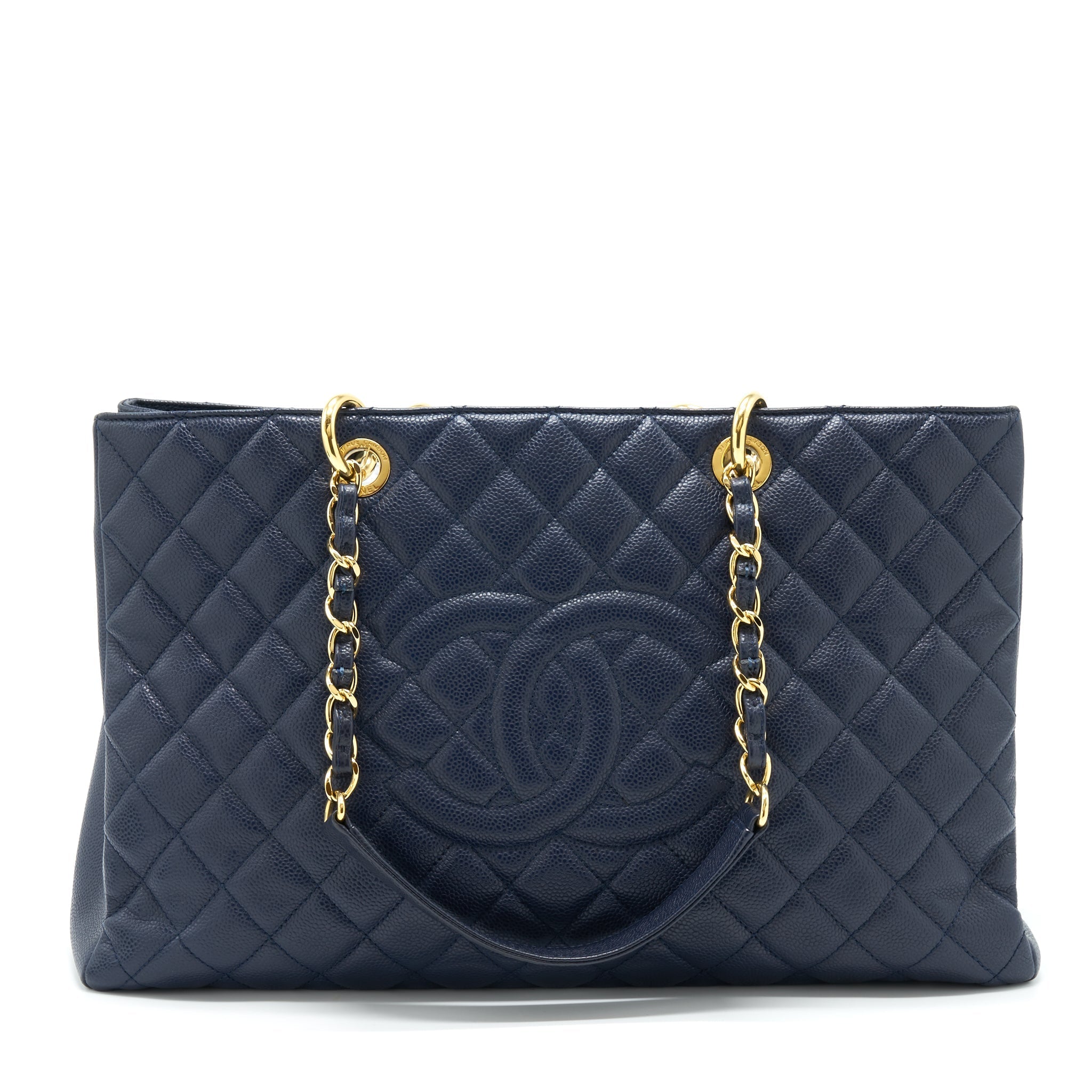 Chanel Grand Shopping Tote XL Caviar Navy
