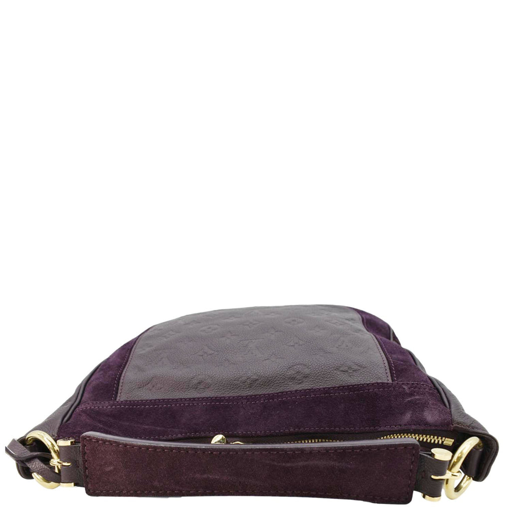 LOUIS VUITTON Audacieuse MM Empreinte Leather Shoulder Bag Terre