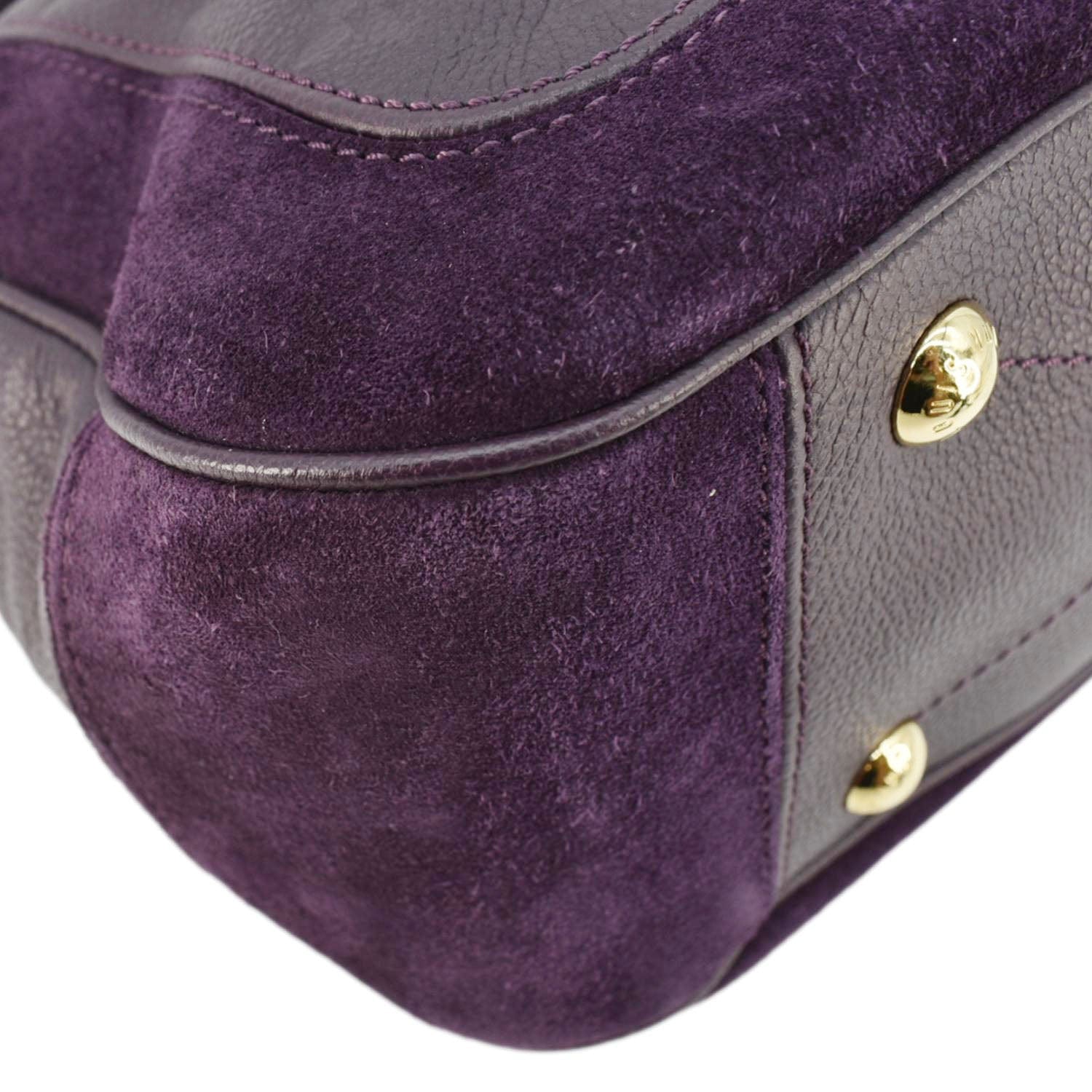 LOUIS VUITTON Audacieuse MM Empreinte Leather Shoulder Bag Terre