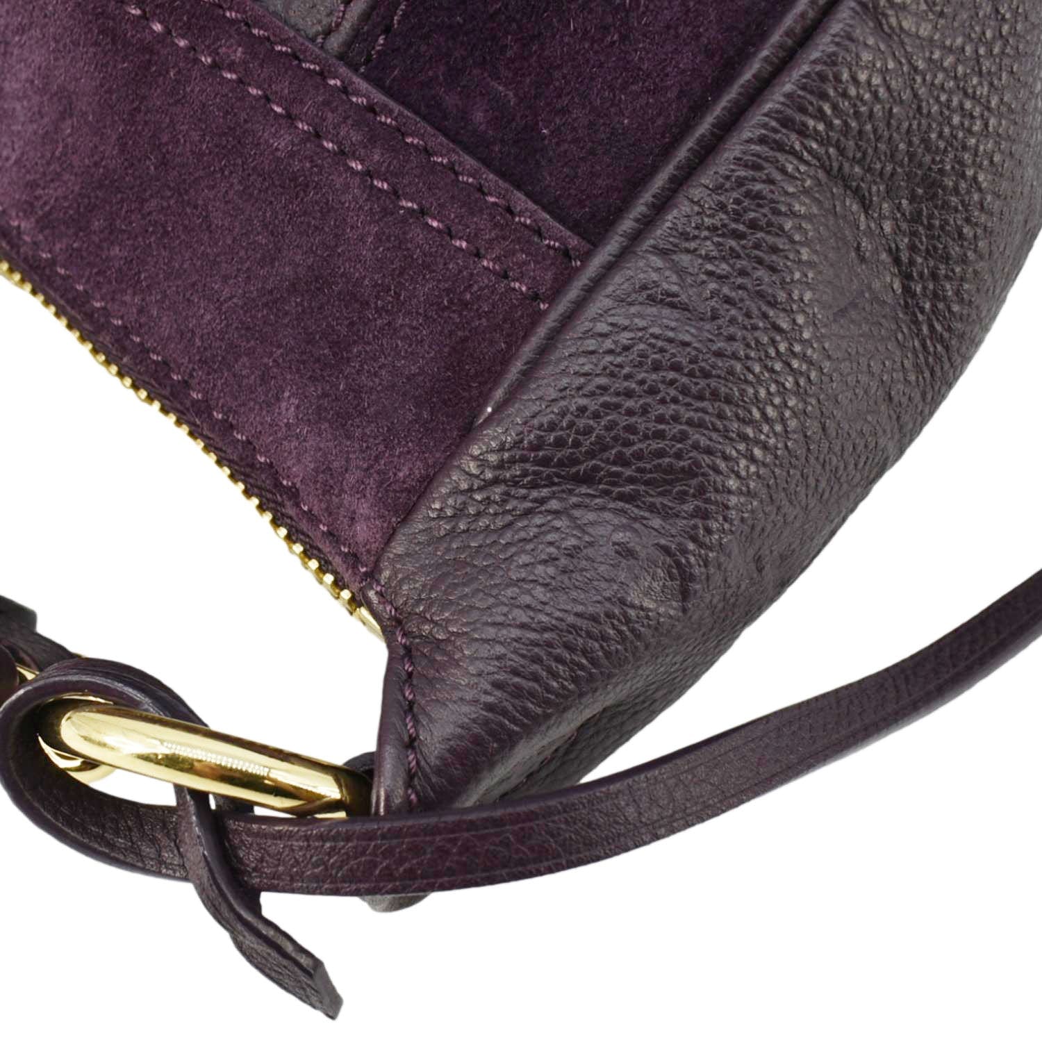 LOUIS VUITTON Audacieuse MM Empreinte Leather Shoulder Bag Terre