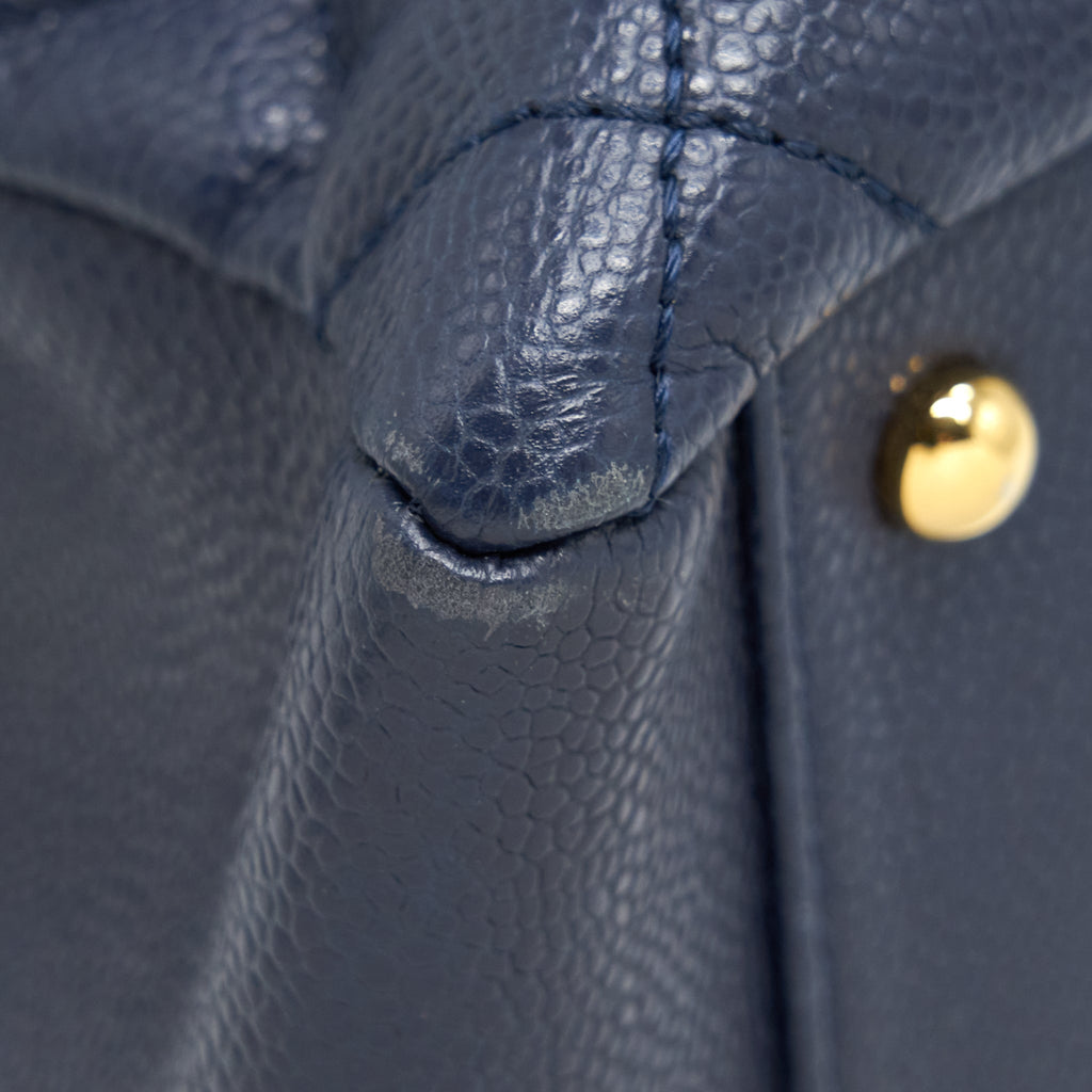 Chanel Grand Shopping Tote XL Caviar Navy