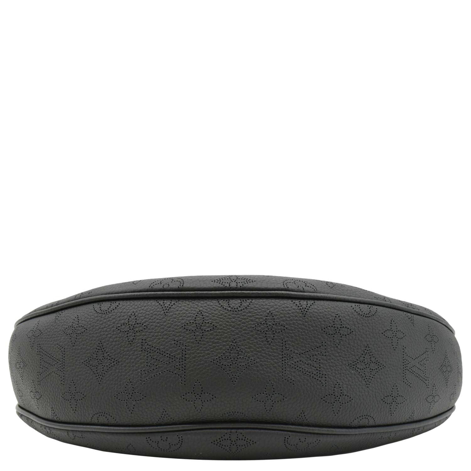 LOUIS VUITTON Baia MM Perforated Mahina Leather Shoulder Bag Black