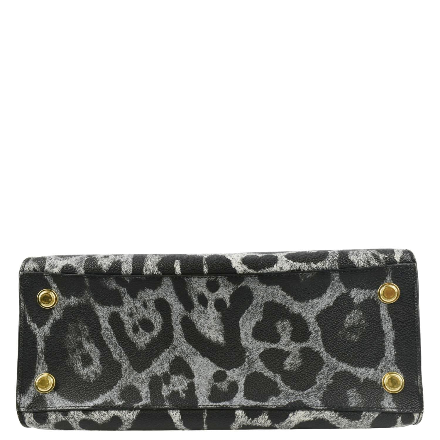 LOUIS VUITTON City Steamer Animal Print Canvas Shoulder Bag Grey