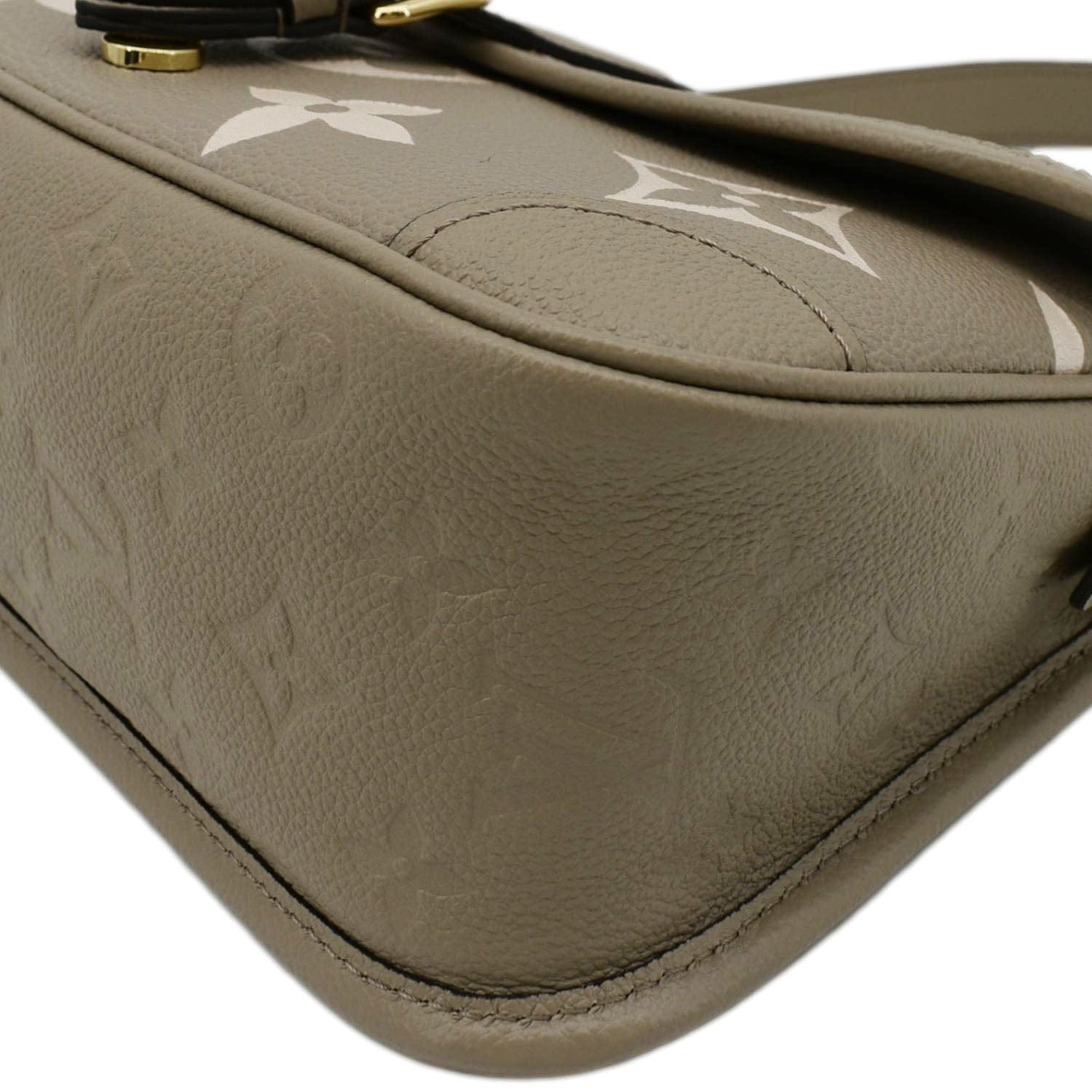 LOUIS VUITTON Diane Empreinte Monogram Leather Shoulder Bag Bicolor