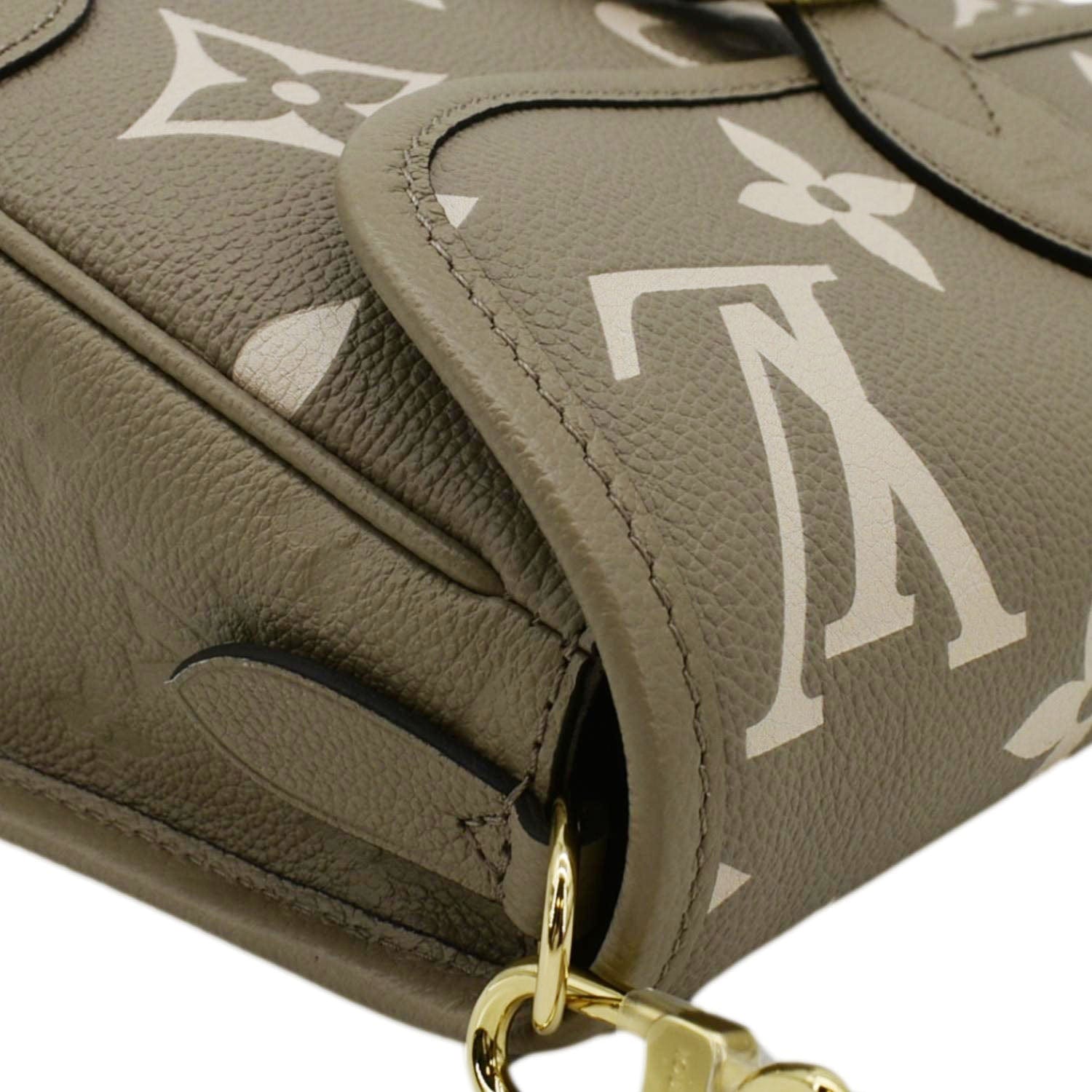 LOUIS VUITTON Diane Empreinte Monogram Leather Shoulder Bag Bicolor