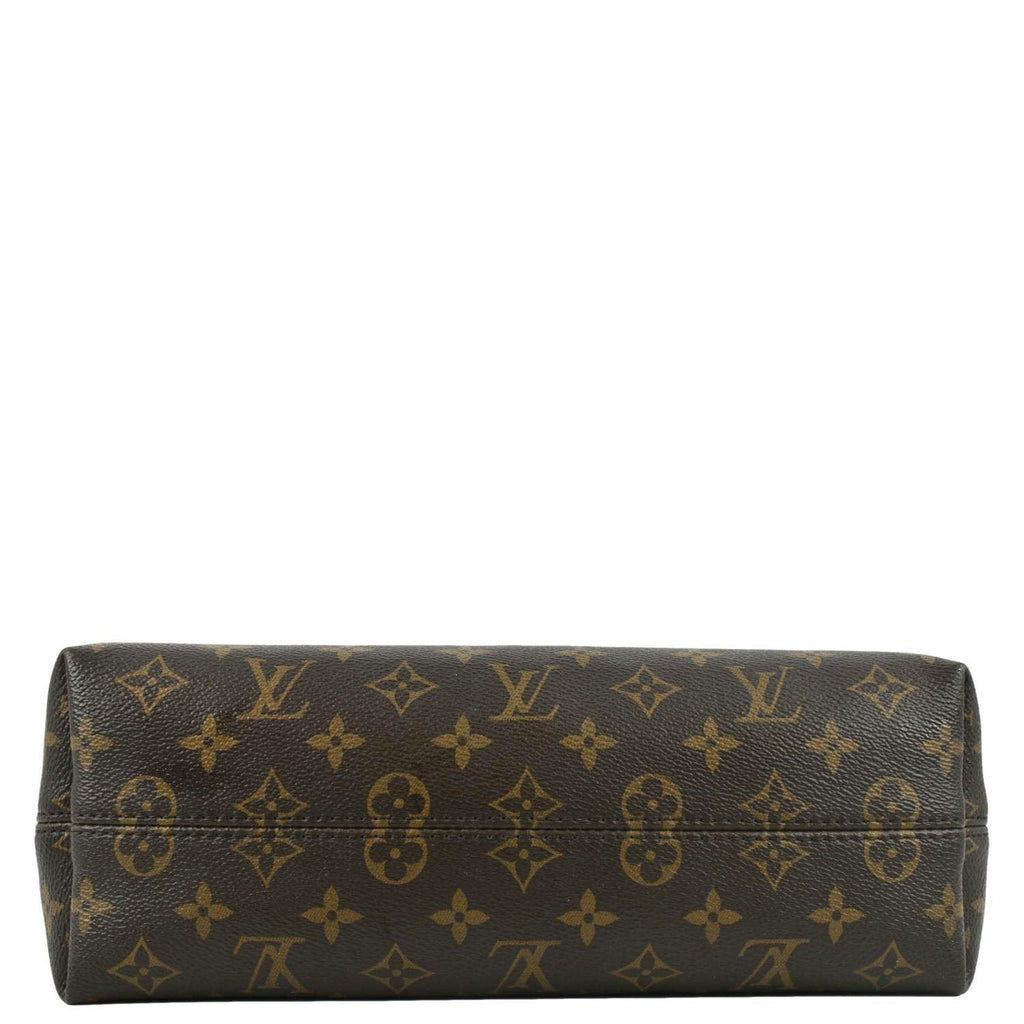LOUIS VUITTON Graceful PM Monogram Canvas Hobo Shoulder Bag Brown