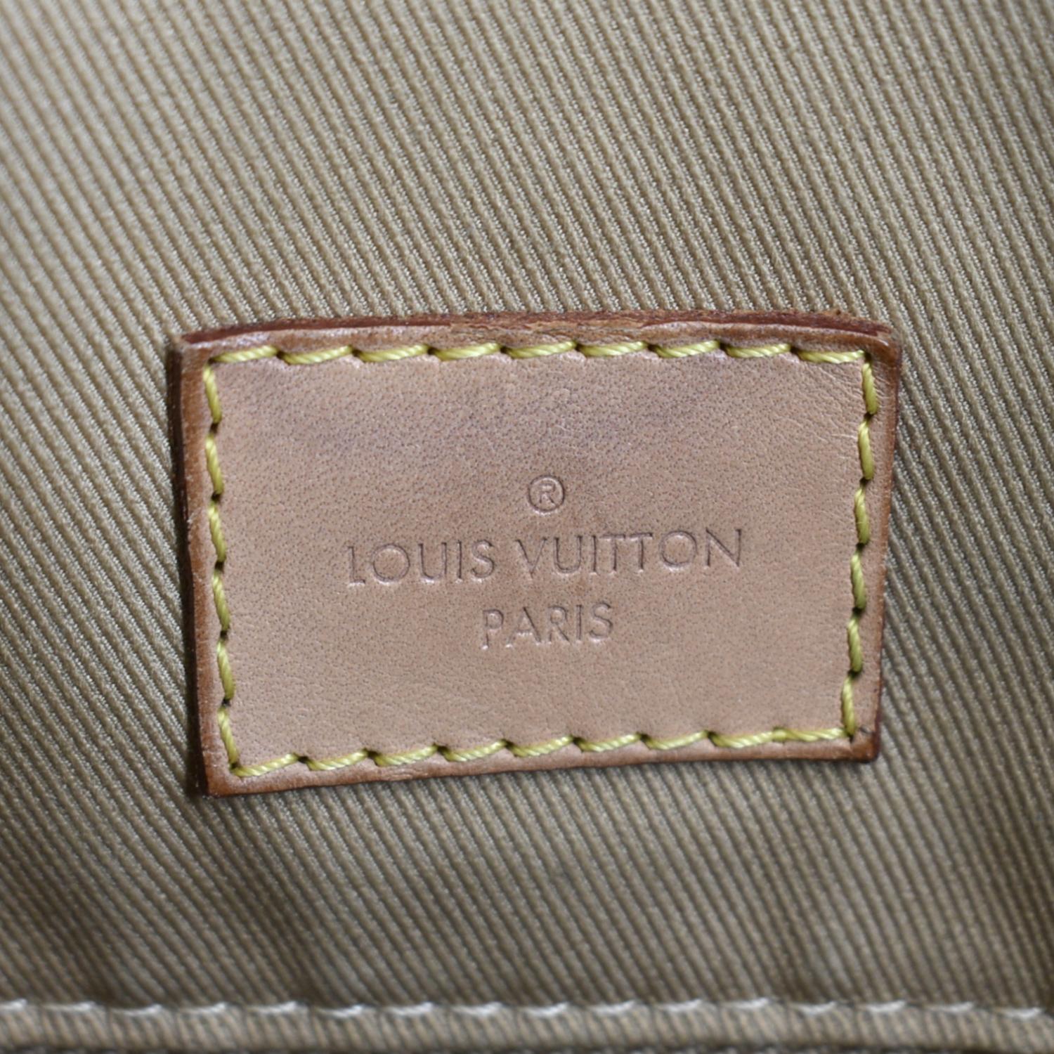 LOUIS VUITTON Graceful PM Monogram Canvas Hobo Shoulder Bag Brown