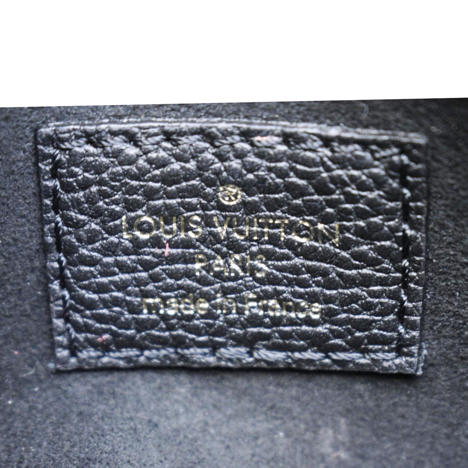 LOUIS VUITTON Pochette Accessoires Monogram Empreinte Shoulder Bag Black