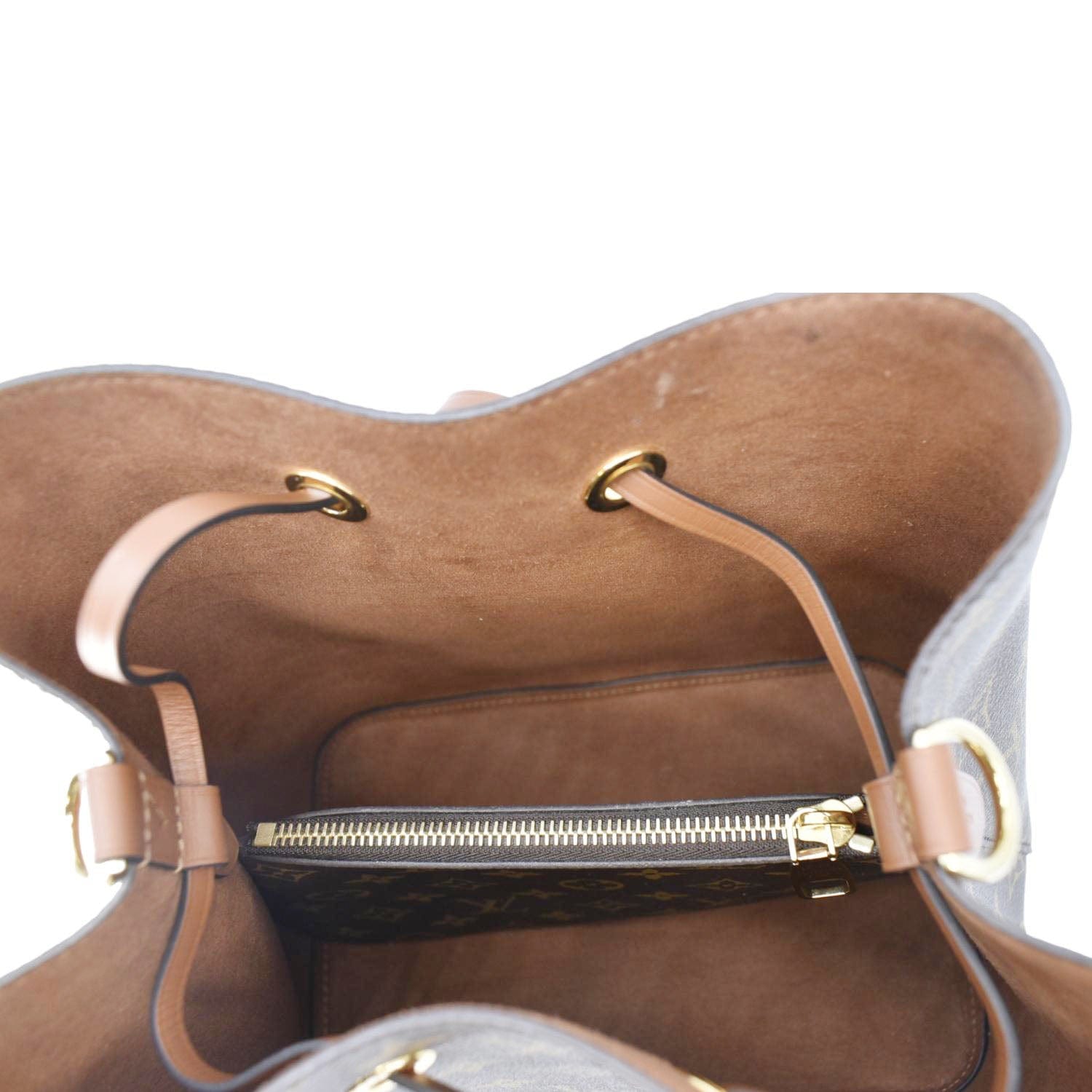 LOUIS VUITTON NeoNoe Monogram Canvas Shoulder Bag Brown