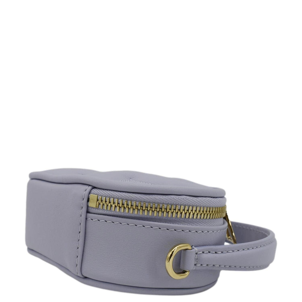 LOUIS VUITTON Pop My Heart Monogram Leather Shoulder Bag Purple