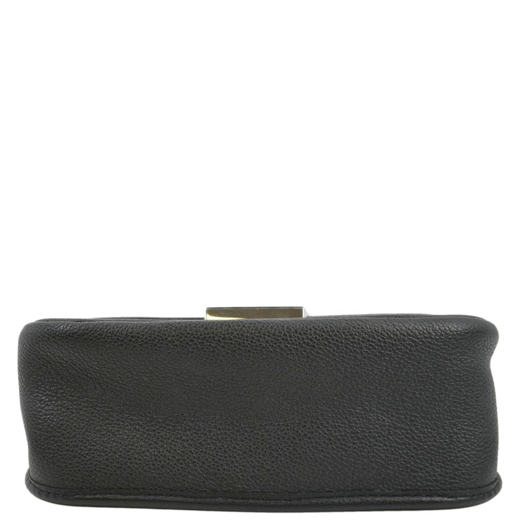LOUIS VUITTON Buci Epi Grained Leather Shoulder Bag Black