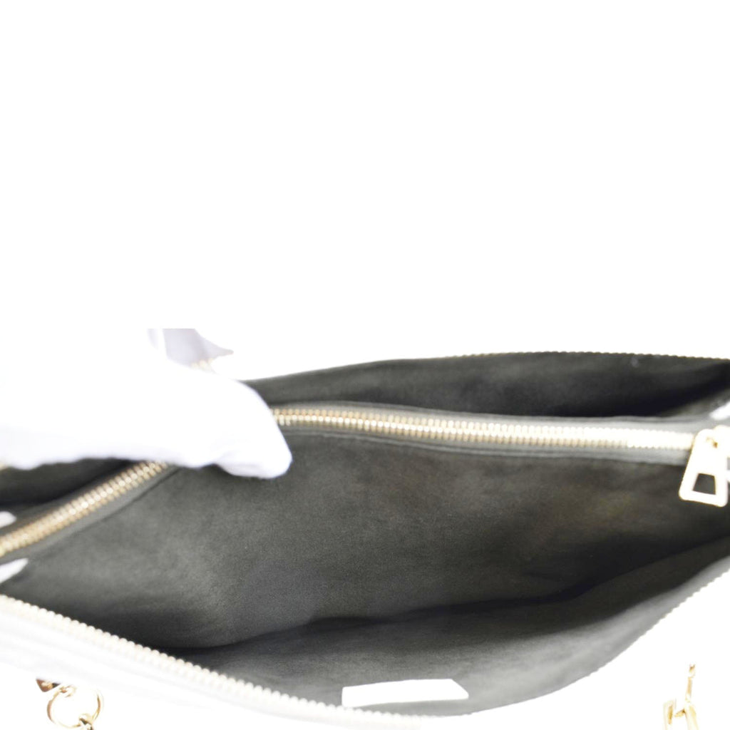 LOUIS VUITTON Coussin PM Monogram Embossed Shoulder Bag Creme