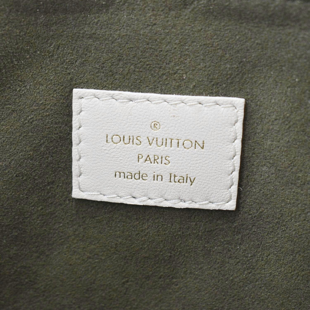 LOUIS VUITTON Coussin PM Monogram Embossed Shoulder Bag Creme