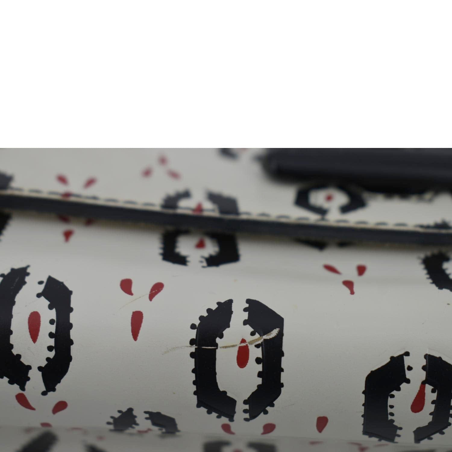 LOUIS VUITTON LV Twist Graphic MM Leather Shoulder Bag Black