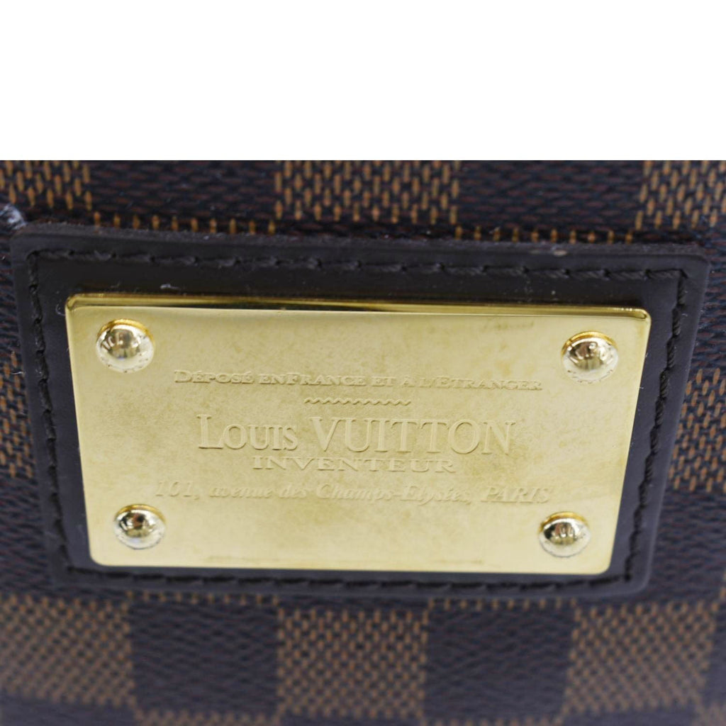 LOUIS VUITTON Hampstead PM Damier Ebene Shoulder Bag Brown