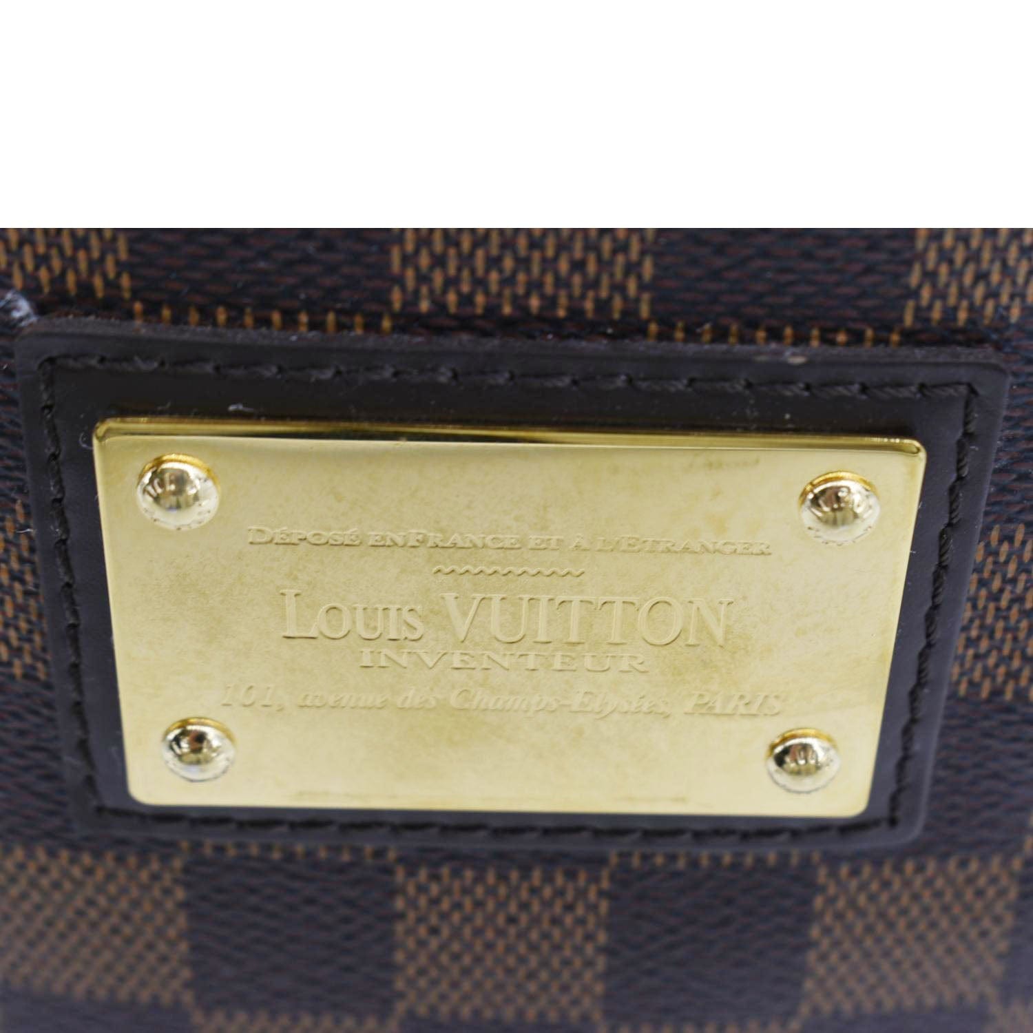LOUIS VUITTON Hampstead PM Damier Ebene Shoulder Bag Brown