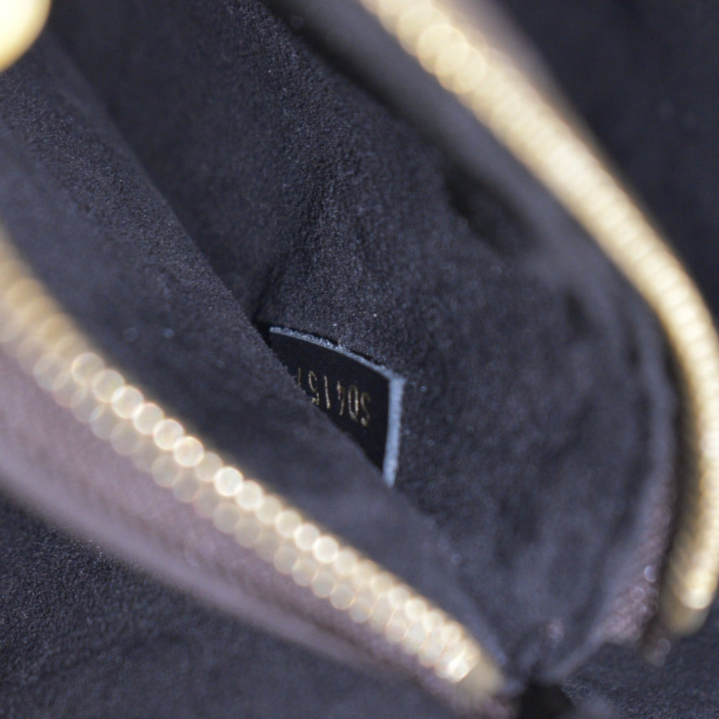 LOUIS VUITTON Neonoe Monogram Canvas Shoulder Bag Brown