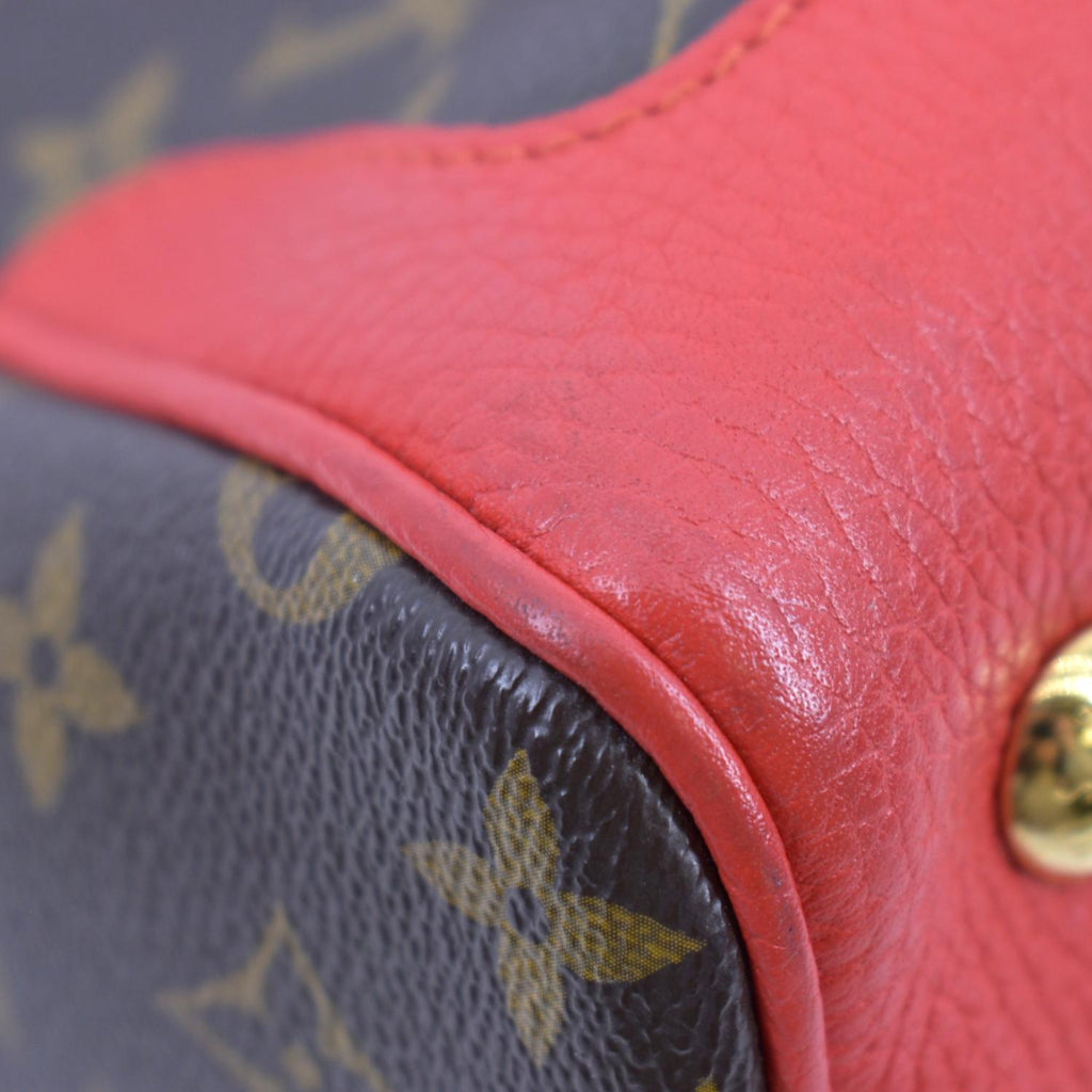 LOUIS VUITTON Retiro NM Monogram Canvas 2Way Shoulder Bag Red