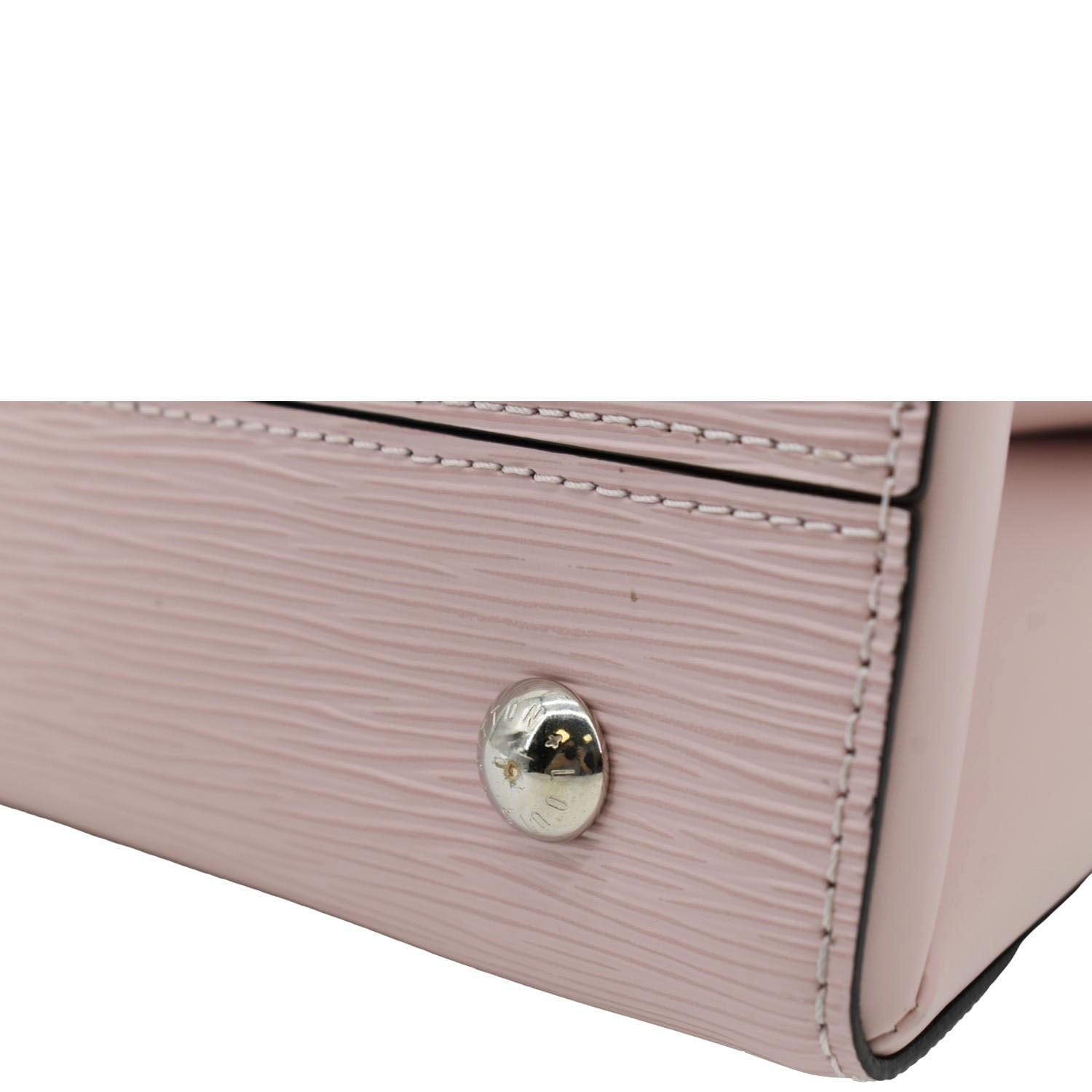 LOUIS VUITTON Grenelle PM Epi Leather Shoulder Bag Dusty Pink